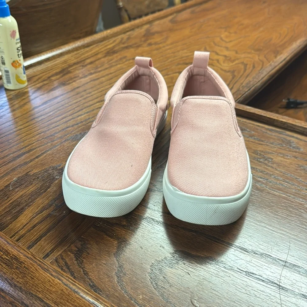 Maurices Blush Pink Canvas Slip-On Sneakers